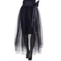 Black Tulle Skirt with Sash at Spirit Halloween