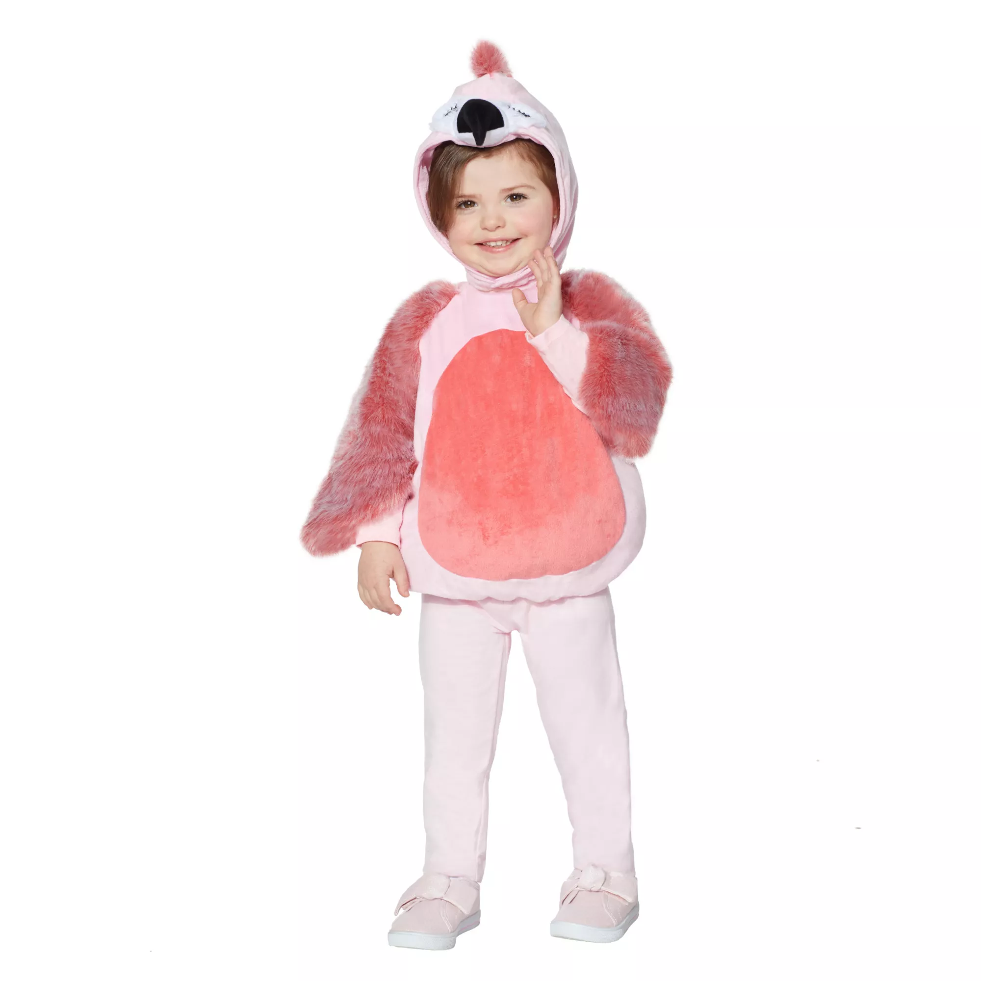 Baby Faux Fur Flamingo Costume at Spirit Halloween