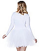 White Plus Size Tutu Starter Dress