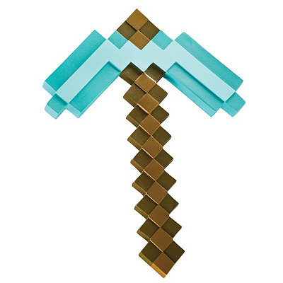 Minecraft Enchanted Pickaxe Costume Accessory