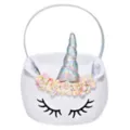 Plush Unicorn Treat Bucket at Spencer's