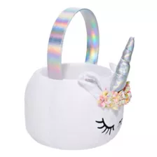 Plush Unicorn Treat Bucket at Spencer's