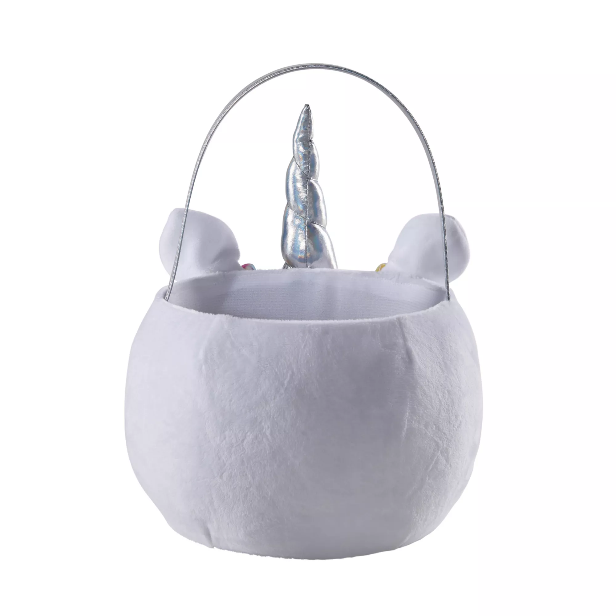 Plush Unicorn Treat Bucket at Spencer's