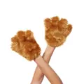 Kids Fuzzy Brown Paws at Spirit Halloween