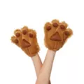 Kids Fuzzy Brown Paws at Spirit Halloween