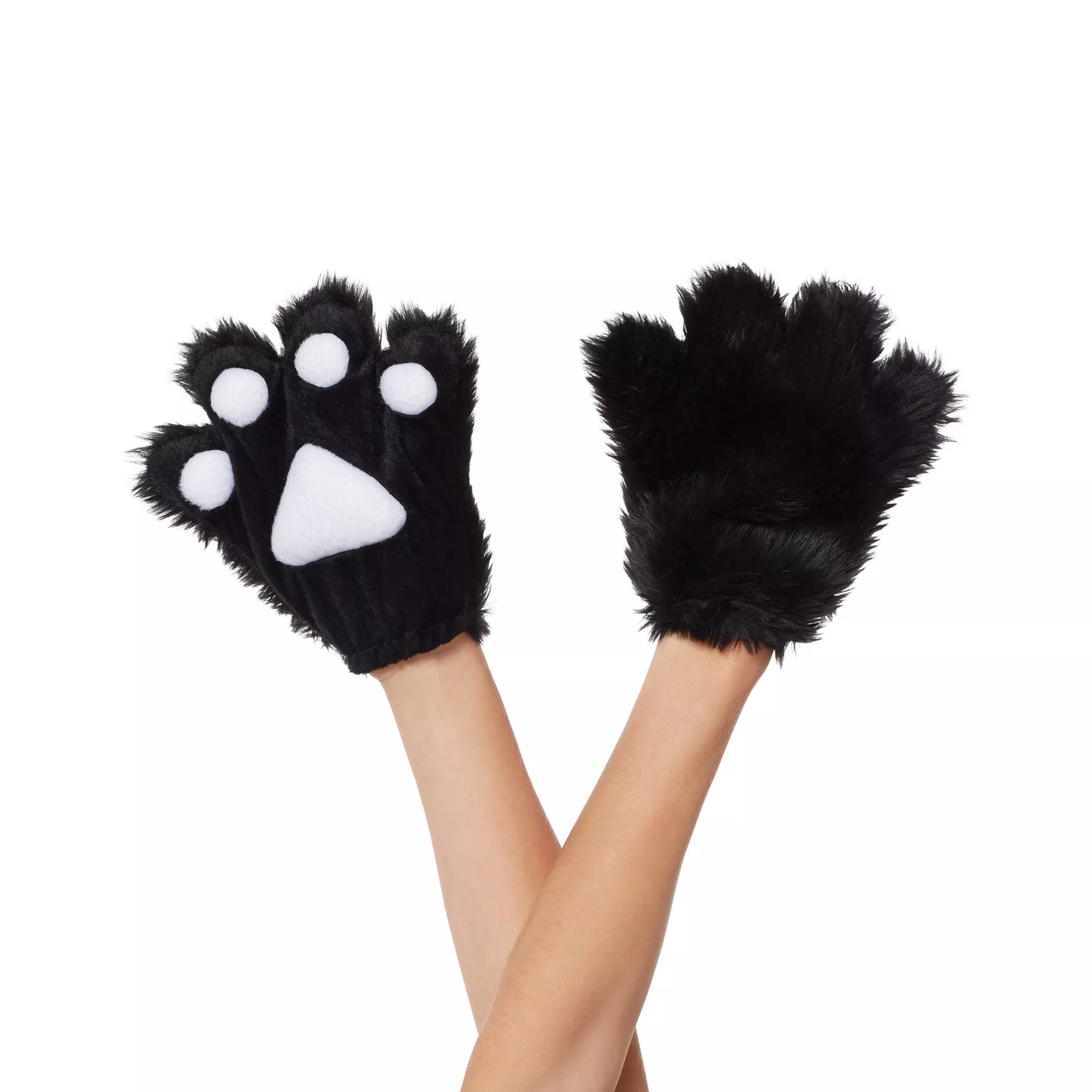 Kids Fuzzy Black Paws at Spirit Halloween