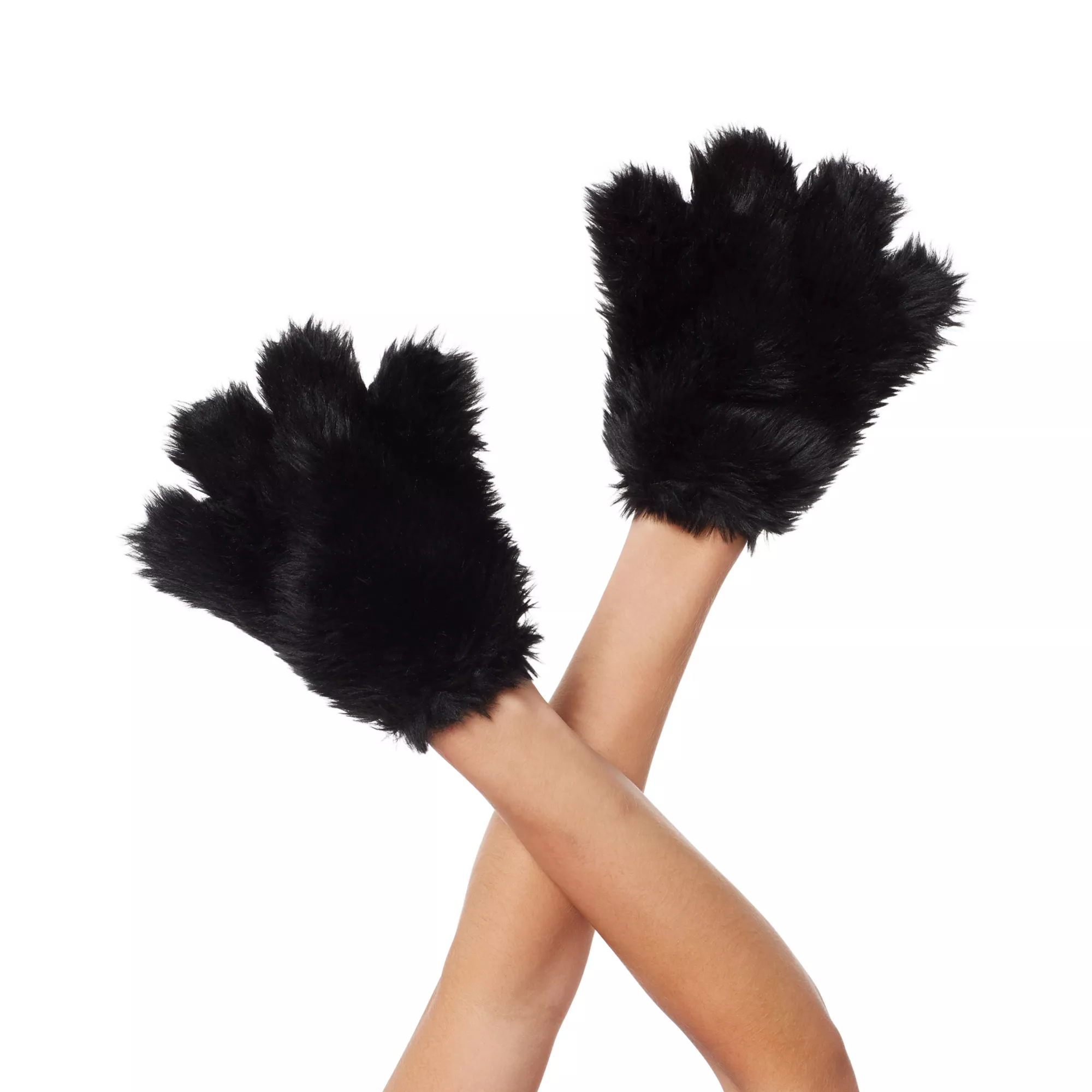 Kids Fuzzy Black Paws at Spirit Halloween