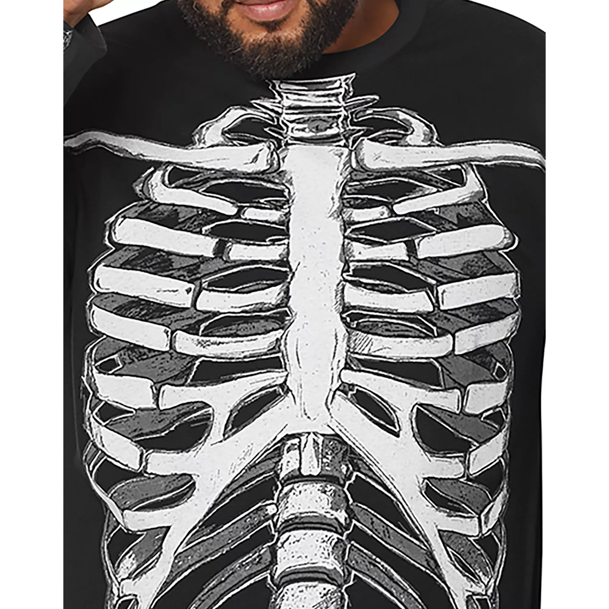 Long Sleeve Skeleton T Shirt at Spirit Halloween