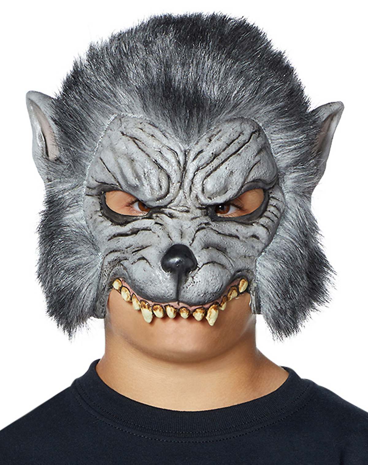 Kids Werewolf Half Mask