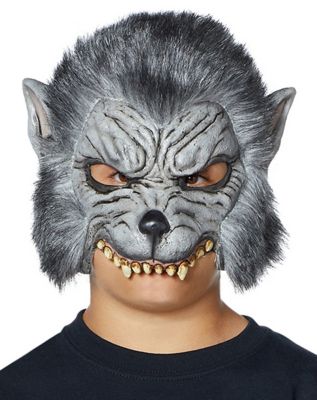 Werewolf Halloween Mask
 Kids Werewolf Half Mask Spirithalloween