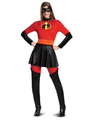 Kleidung & Accessoires Kostüme & Verkleidungen Elastigirl Classic Disney  Incredibles 2 Fancy Dress Up Halloween Adult Costume LA1723884
