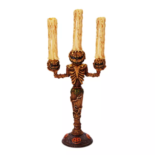 Skeletal Pumpkin Candelabra at Spirit Halloween