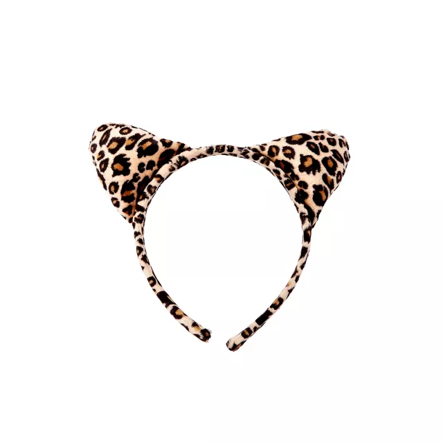 Leopard print fashion cat ears