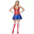 Faux Leather Wonder Woman Corset - DC Comics at Spirit Halloween