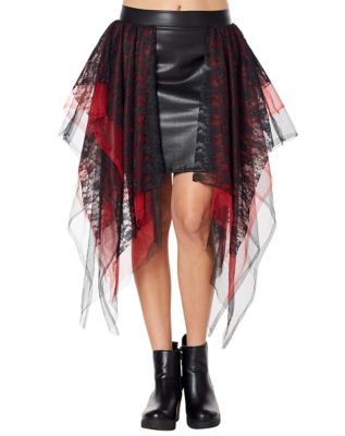 spirit halloween plaid skirt