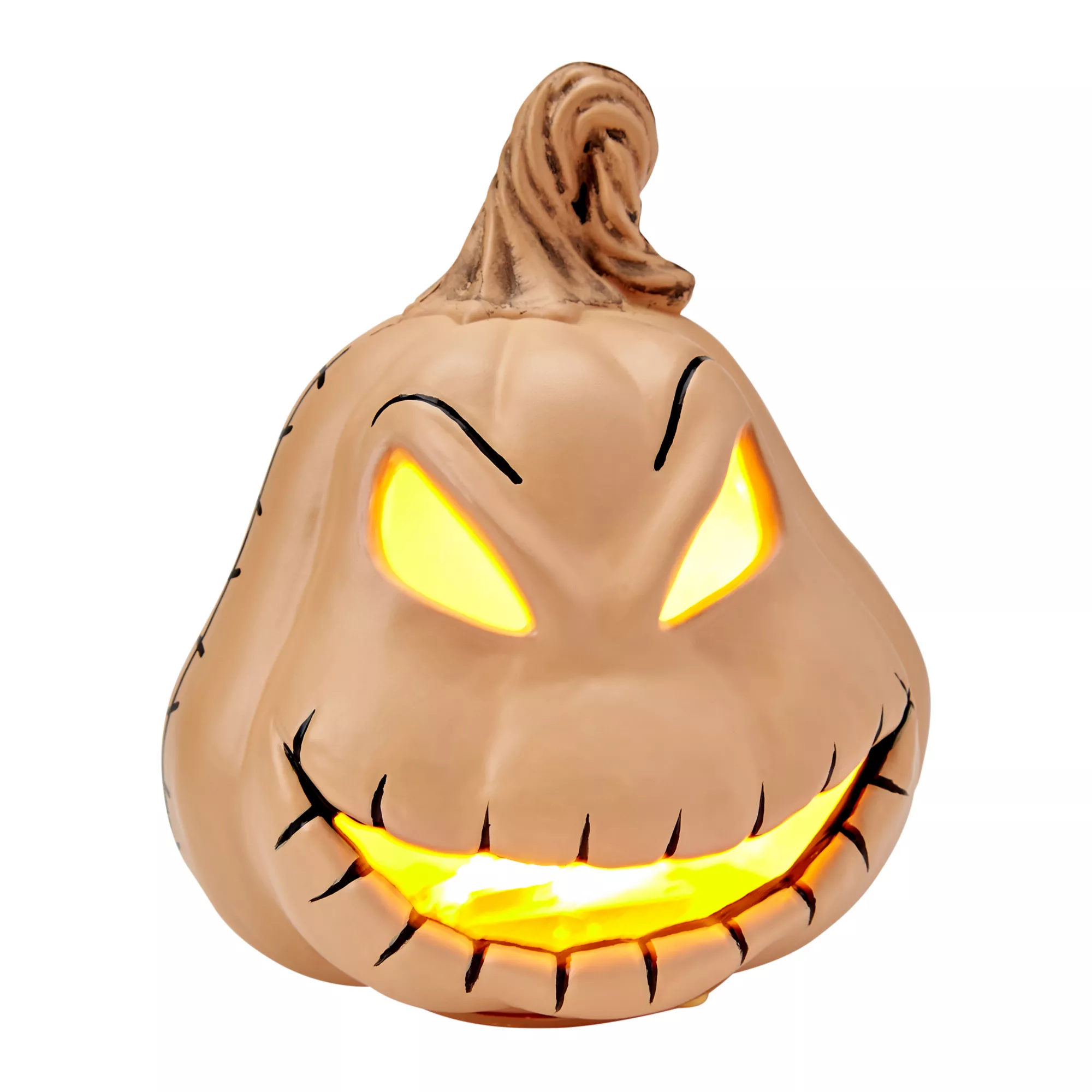 Light-Up LED Oogie Boogie Pumpkin - The Nightmare Before Christmas at Spirit Halloween