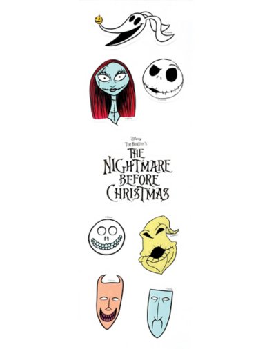 The Nightmare Before Christmas Window Clings by Spirit Halloween