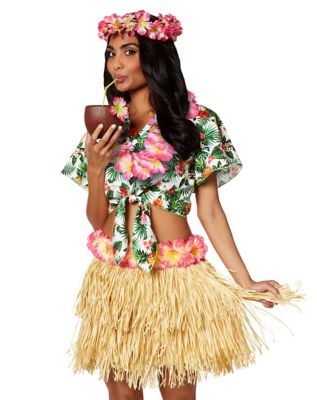 Hawaiian shop themed costumes