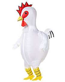 Adult Chicken Inflatable Costume Spirithalloween Com