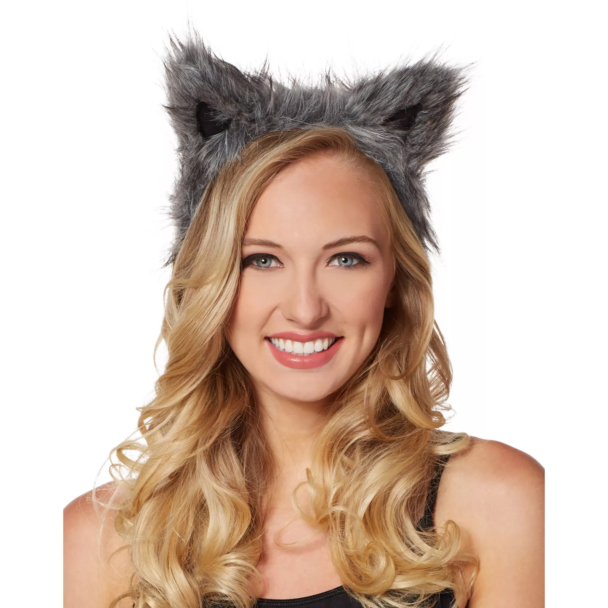 Faux Fur Wolf Ear Headband at Spencer's