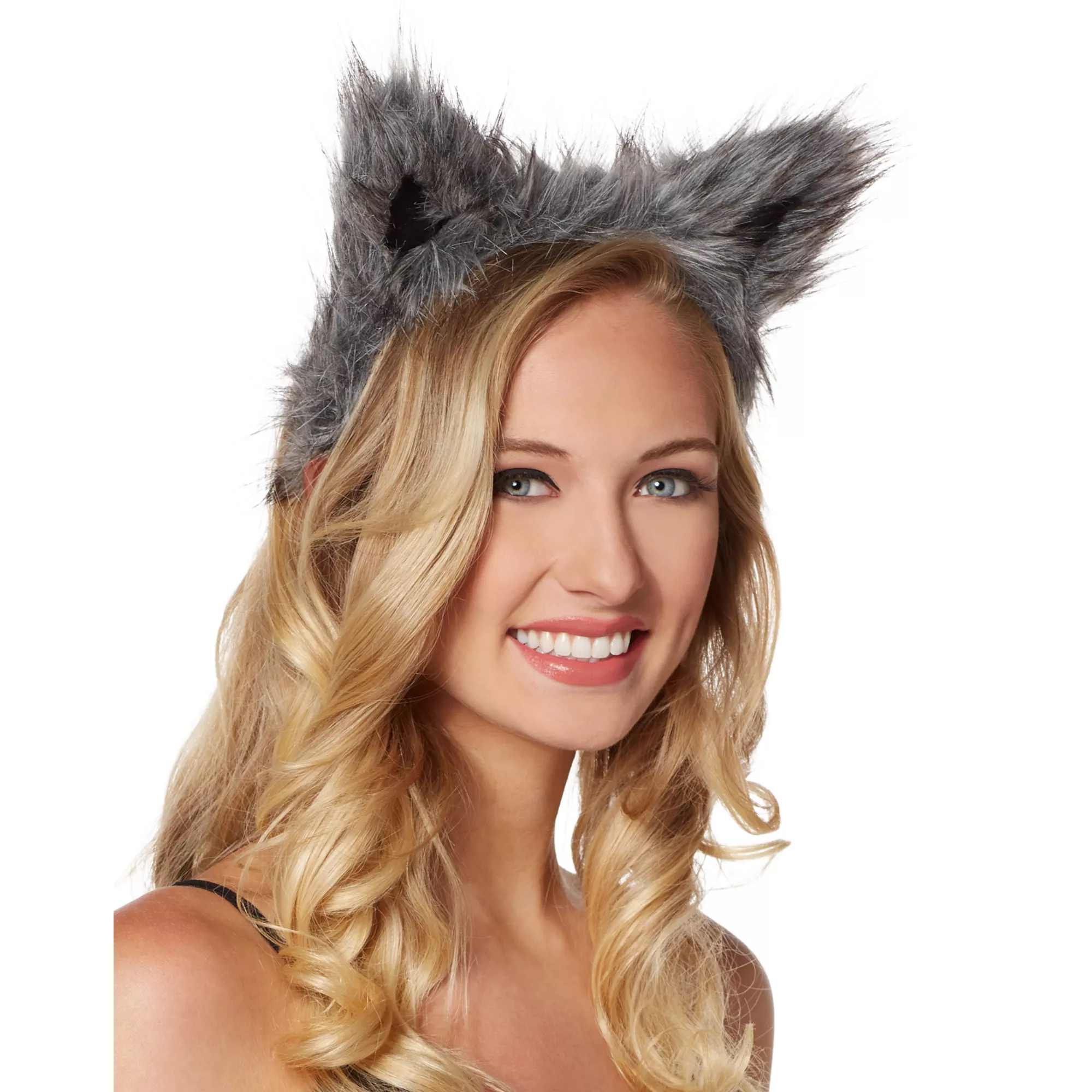 Faux Fur Wolf Ear Headband at Spencer's