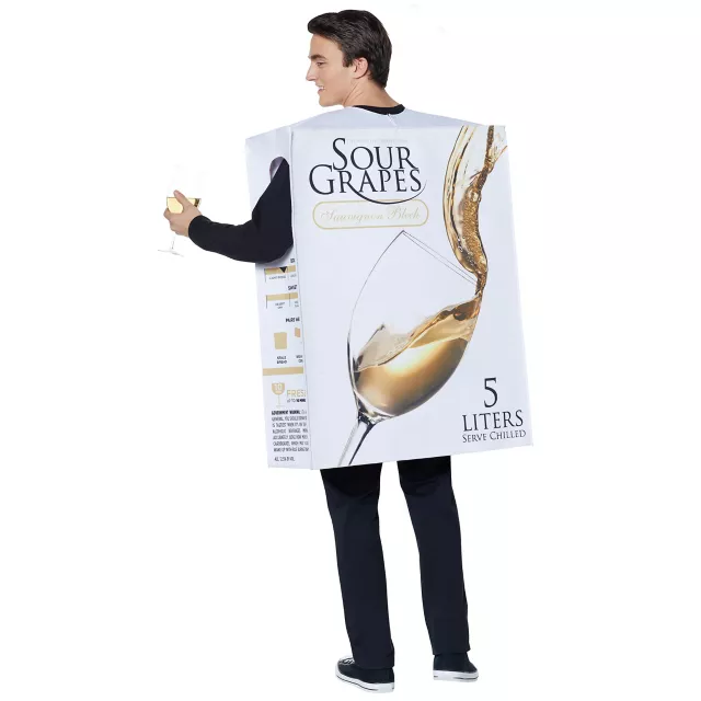 Adult Box Of Wine Costume - Spirithalloween.com