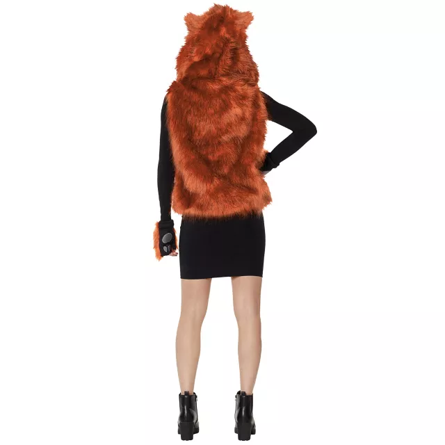 Faux Fur Fox Vest at Spirit Halloween