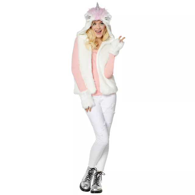 Faux Fur Unicorn Vest at Spirit Halloween