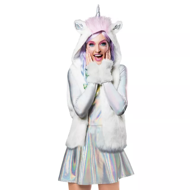 Faux Fur Unicorn Vest at Spirit Halloween
