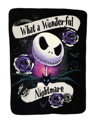 Wonderful Nightmare Fleece Blanket - The Nightmare Before Christmas ...