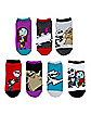 The Nightmare Before Christmas Ankle Socks - 7 Pair