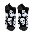 Skull Face Ankle Socks - 2 Pair at Spirit Halloween