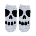 Skull Face Ankle Socks - 2 Pair at Spirit Halloween