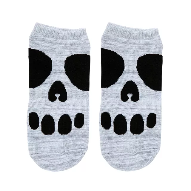 Skull Face Ankle Socks - 2 Pair at Spirit Halloween
