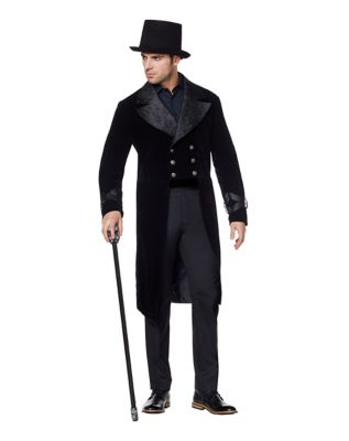 victorian costumes butler mens rhet willy hatter wonka mad costume vampire jacket