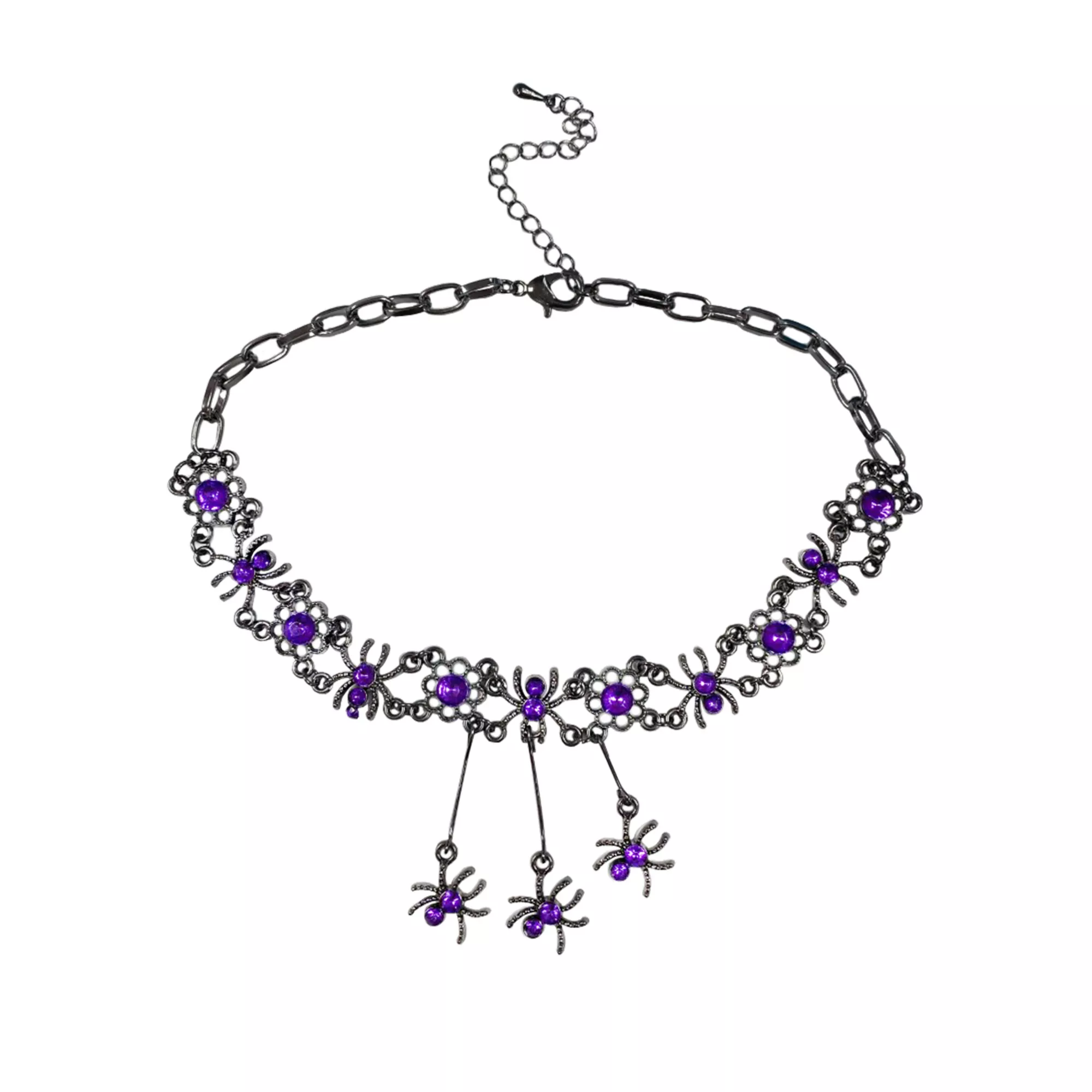 Spider Dangle Choker Necklace at Spirit Halloween
