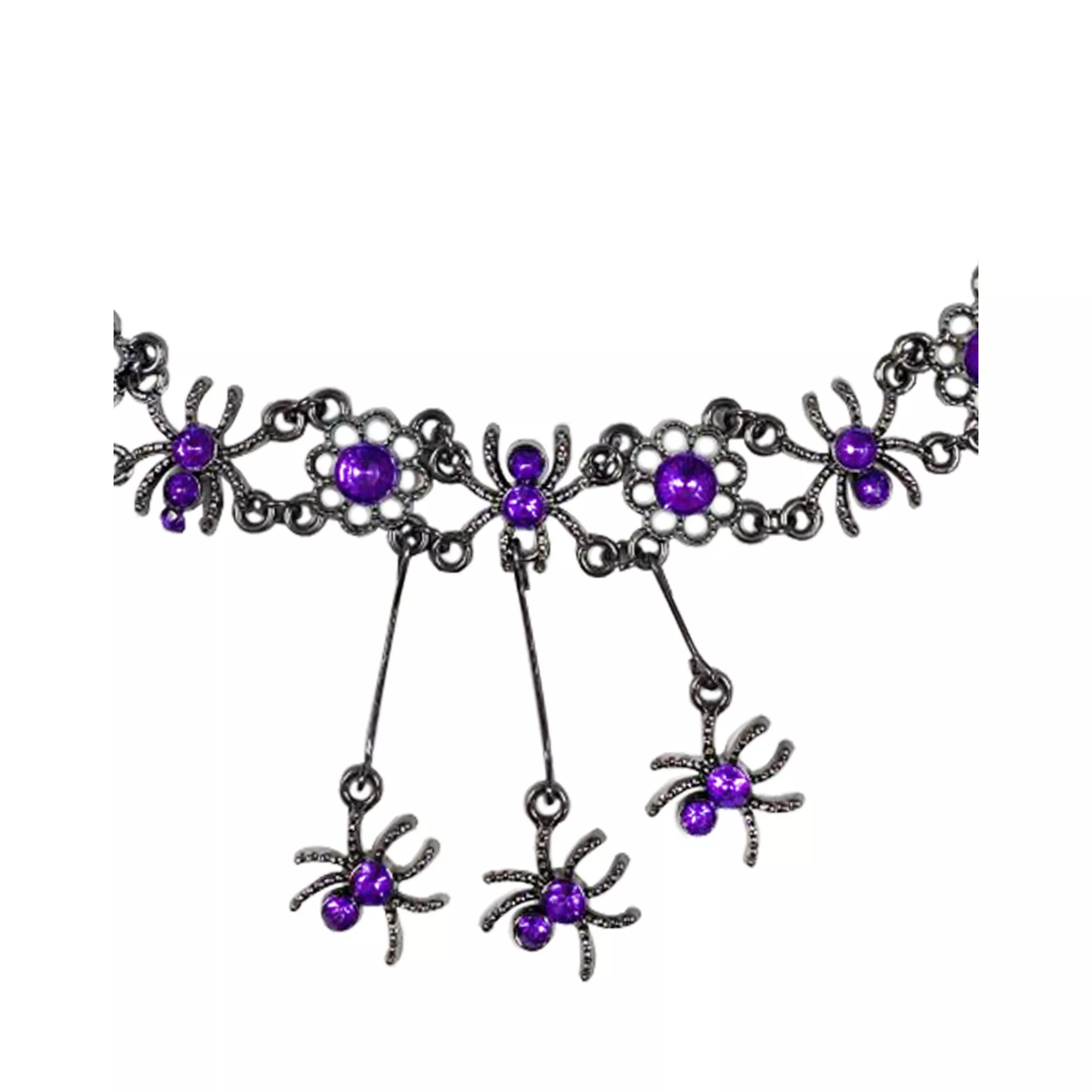 Spider Dangle Choker Necklace at Spirit Halloween