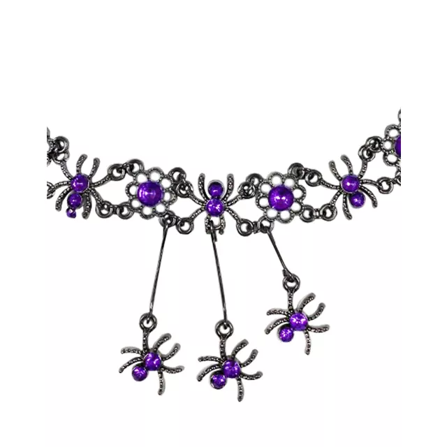 Spider Dangle Choker Necklace at Spirit Halloween