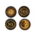 Ouija Drawer Pulls 4 Pack - Hasbro at Spencer's