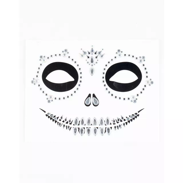 Skeleton Face Jewels at Spirit Halloween