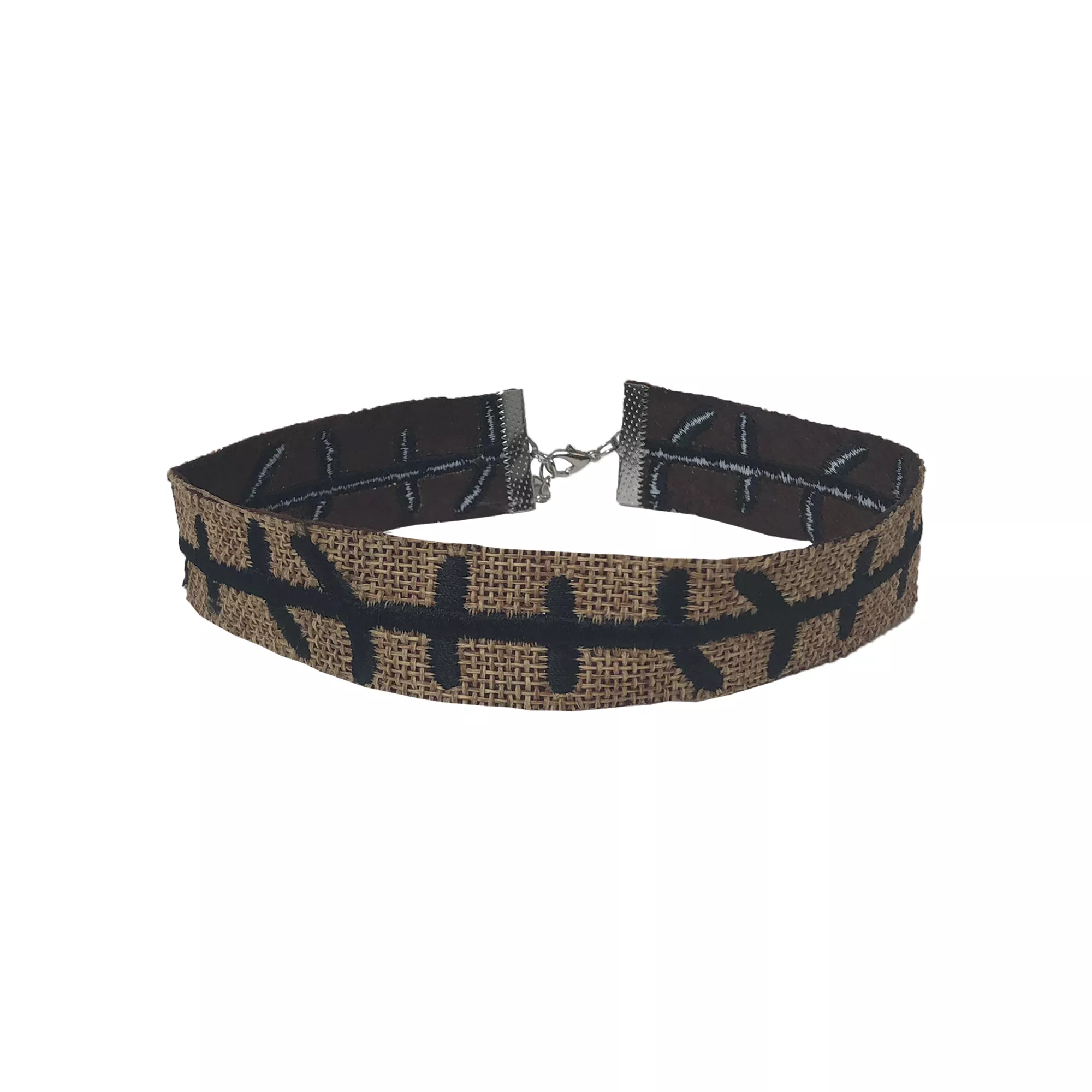 Burlap Scarecrow Choker Necklace at Spirit Halloween