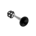 Black and White Scary Clown Horn at Spirit Halloween