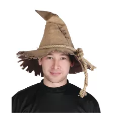 Burlap Scarecrow Hat at Spirit Halloween