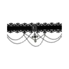 Vampire Cross Lace Choker Necklace at Spirit Halloween