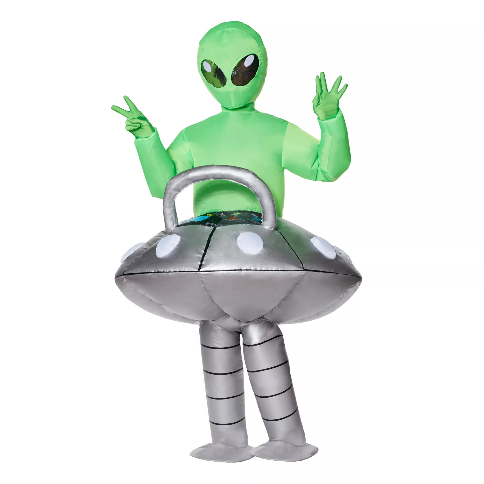 Adult Light-Up UFO Alien Inflatable Costume at Spirit Halloween