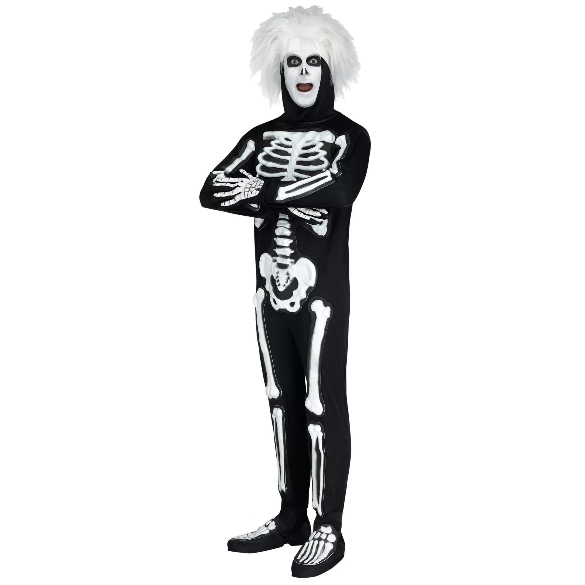 Adult Beat Boy Skeleton Costume - SNL at Spirit Halloween