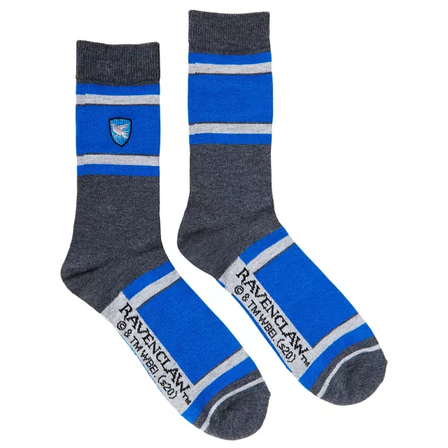 Ravenclaw Embroidered Crew Socks - Harry Potter at Spirit Halloween