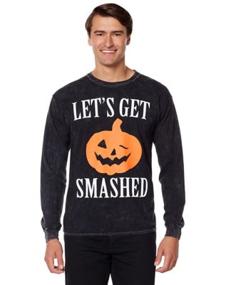 Orange Tuxedo T-Shirt with Halloween Pumpkin