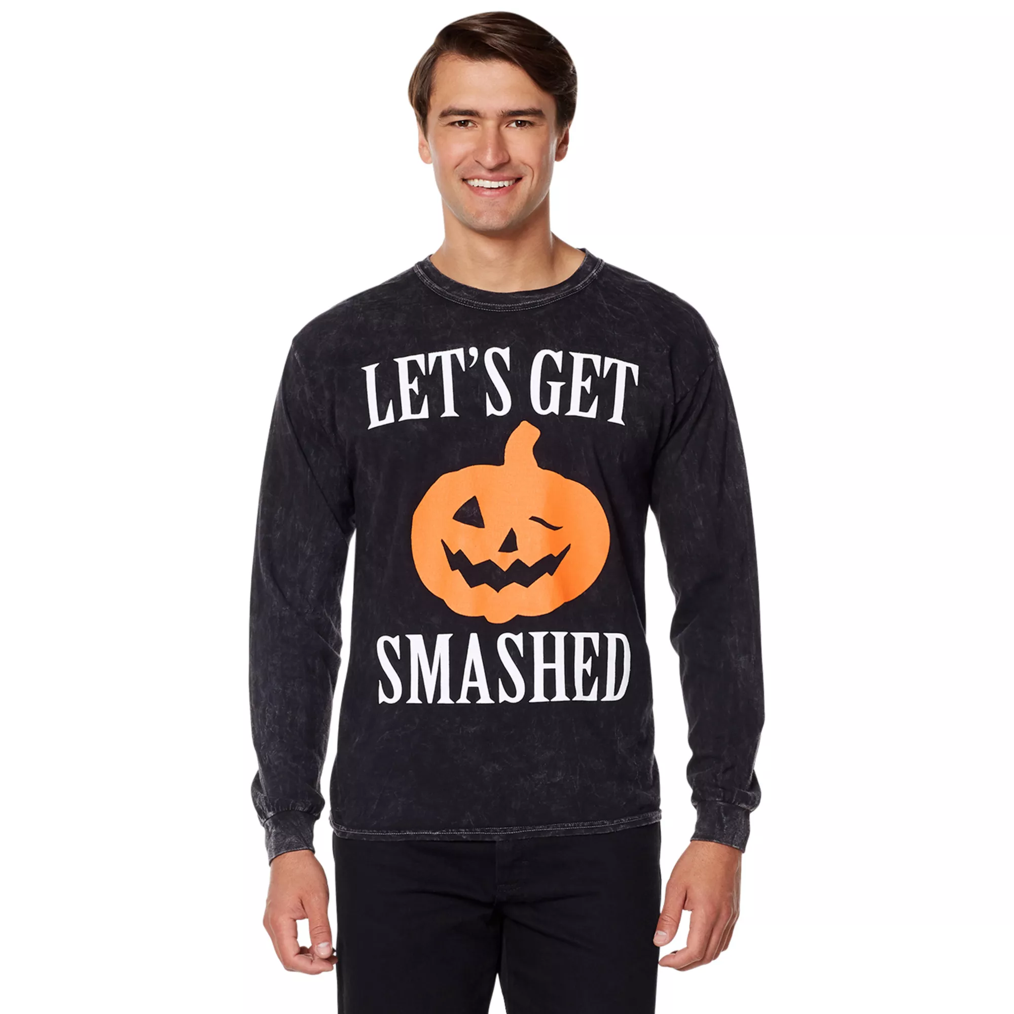Let's Get Smashed Long Sleeve T Shirt at Spencer's