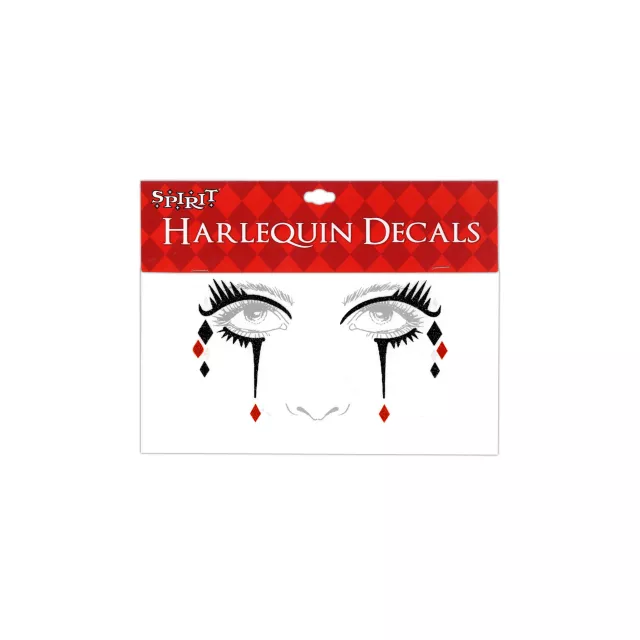 Harlequin Face Decal at Spirit Halloween